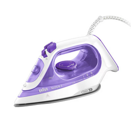 مكواة بخار Braun TexStyle 3 (SI3042VI) – ٢٣٥٠ واط، انزلاق 360° بتقنية FreeGlide 3D، لوحة SuperCeramic