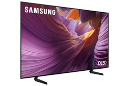 تلفزيون سامسونج QE83S85FAEXIL (شاشة OLED مقاس 83 بوصة، دقة 4K، معالج NQ4 AI Gen2، معدل تحديث 120 هرتز، دعم HDR10+، صوت OTS Lite، تصميم بحواف رفيعة، وضع صانع الأفلام، دعم AirPlay وSmartThings، منافذ HDMI 4K 120Hz)
