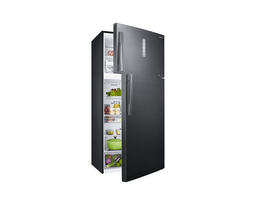 ثلاجة سامسونج RT62K7044BS (سعة 622 لتر، Twin Cooling Plus، No Frost، ضاغط Digital Inverter، تصميم علوي للفريزر، لون Black Inox)